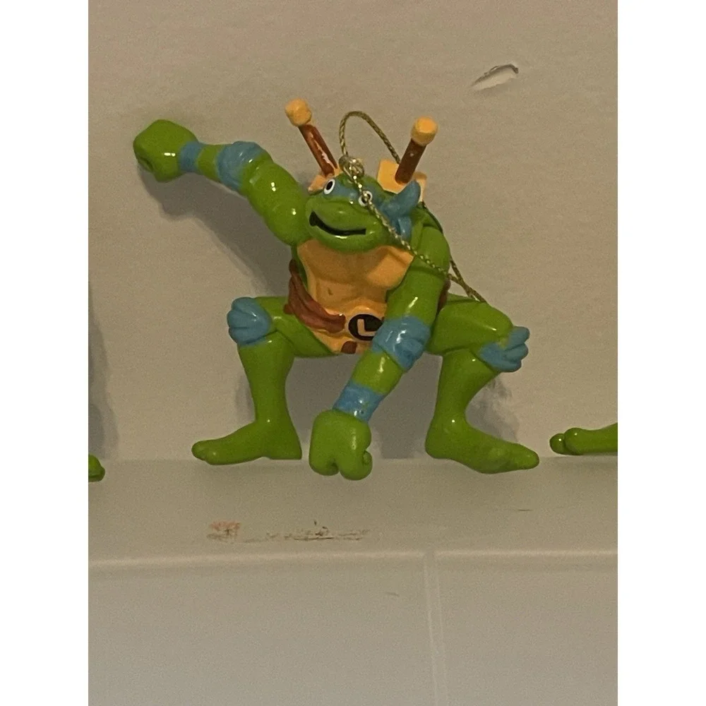 Lot Of 4 Teenage Mutant Ninja Turtle Christmas Ornaments